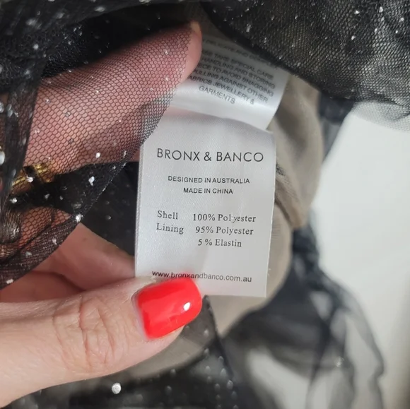 Bronx and Banco black tulle mini corset dress - Picture 9 of 10